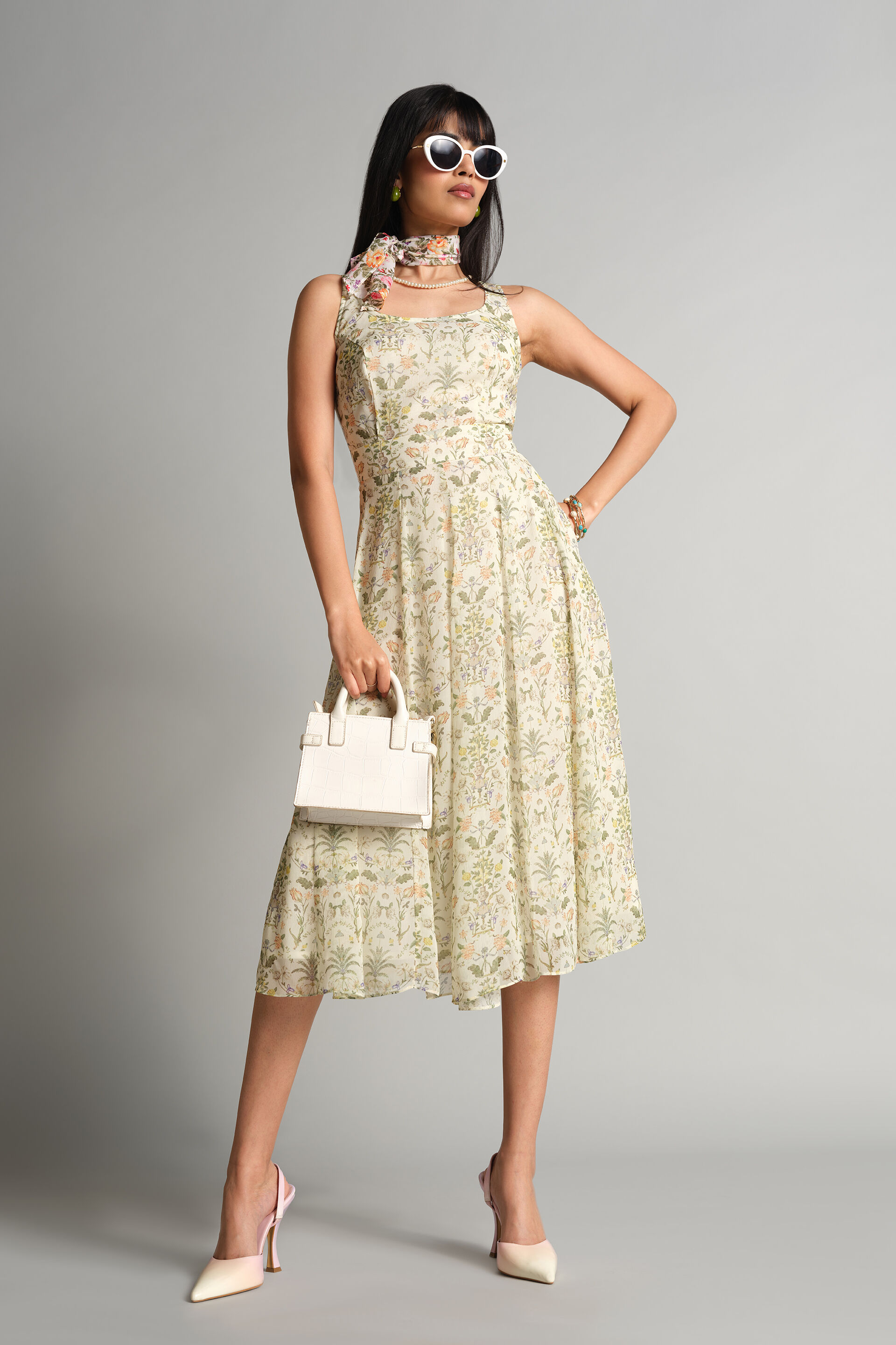 Leon Dress, Green, image 2